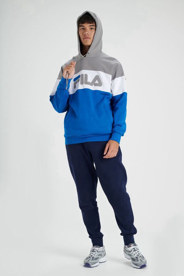 Fila Mikiny Panske Siva / Biele / Modre - Rayton Fleece Vypredaj - Slovakia 25861-MYST